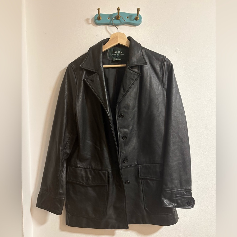 Leather Ralph Lauren Jacket
